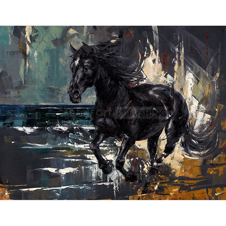 Galloping Home Limited Edition Print by Anthony Dobson