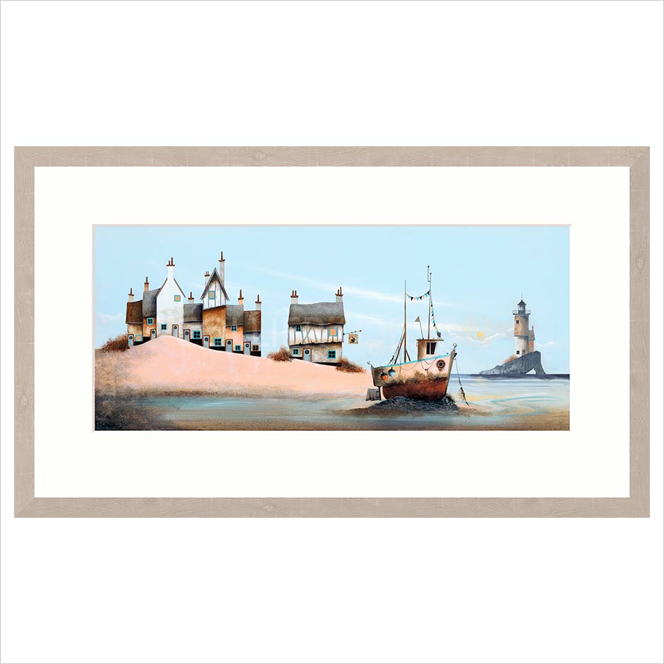 Sitting on the Dock of a Bay Framed Limited Edition Print by Gary Walton