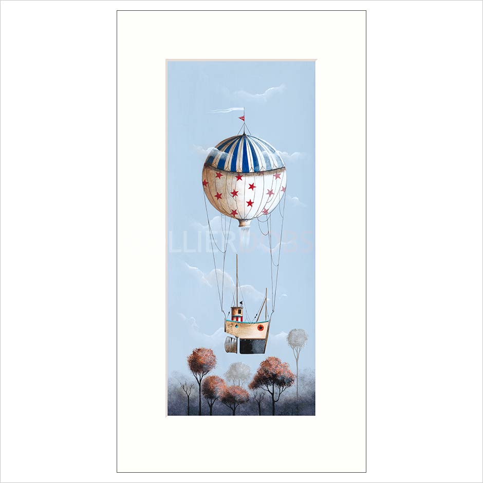 Treetops Mounted Limited Edition Print by Gary Walton