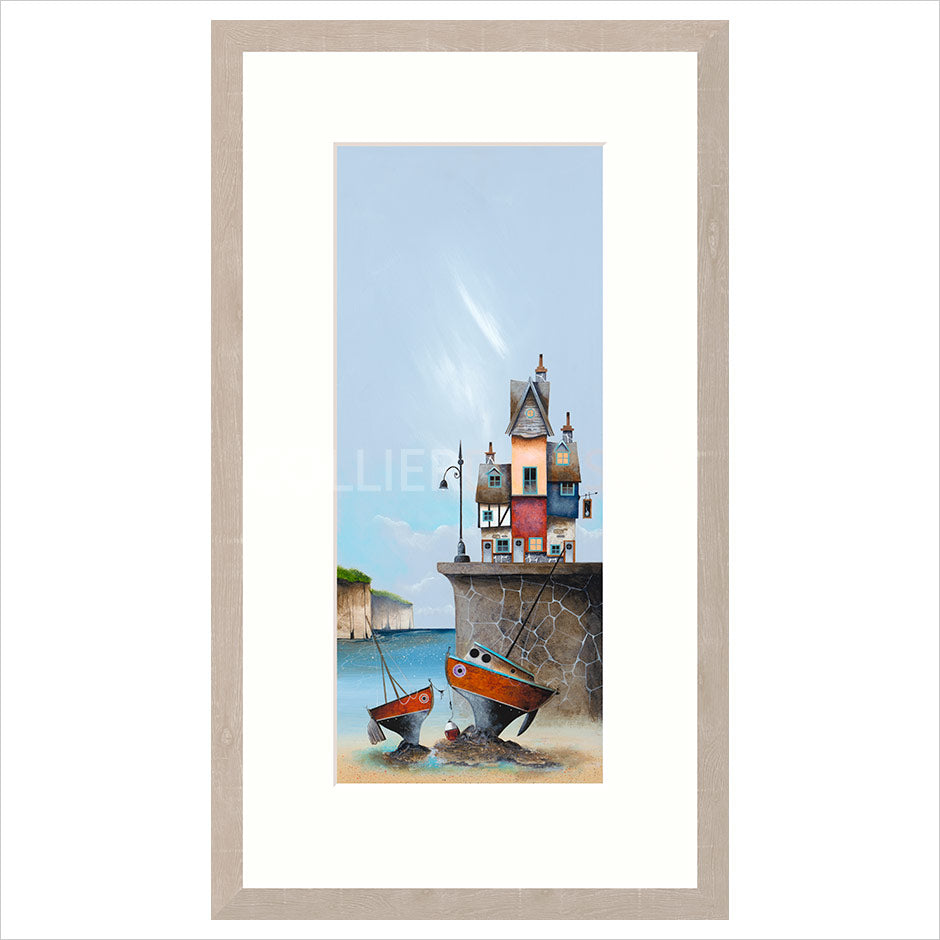 Tugs II Framed Limited Edition Print by Gary Walton
