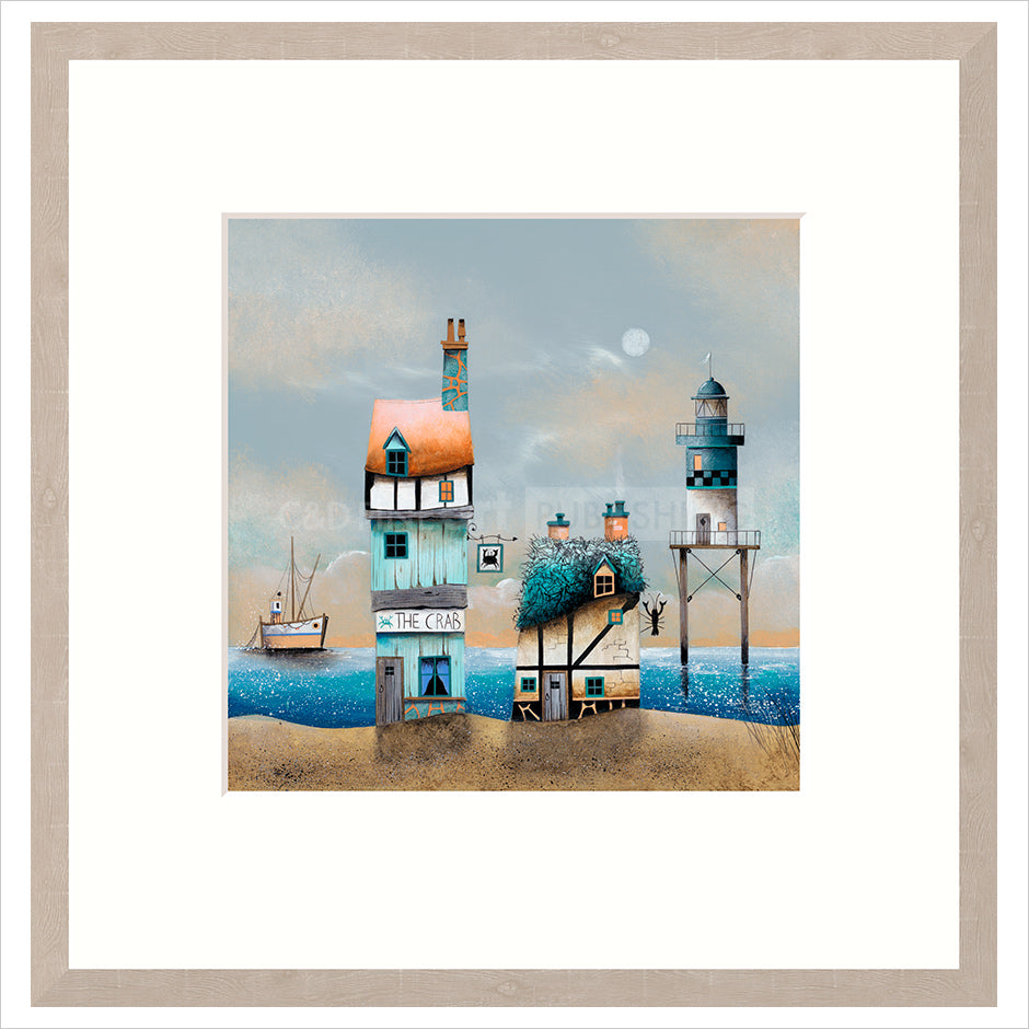 The Crab and Lobster Framed Limited Edition Print by Gary Walton
