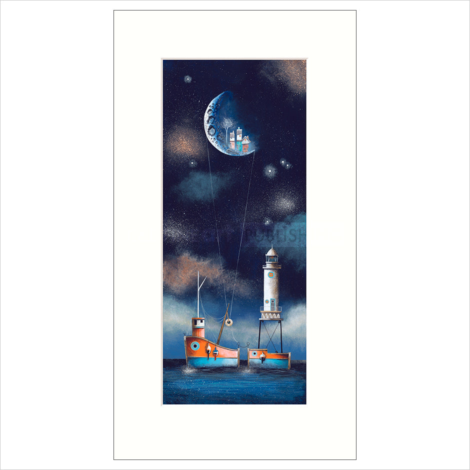 Tug with Gravity Mounted Limited Edition Print by Gary Walton