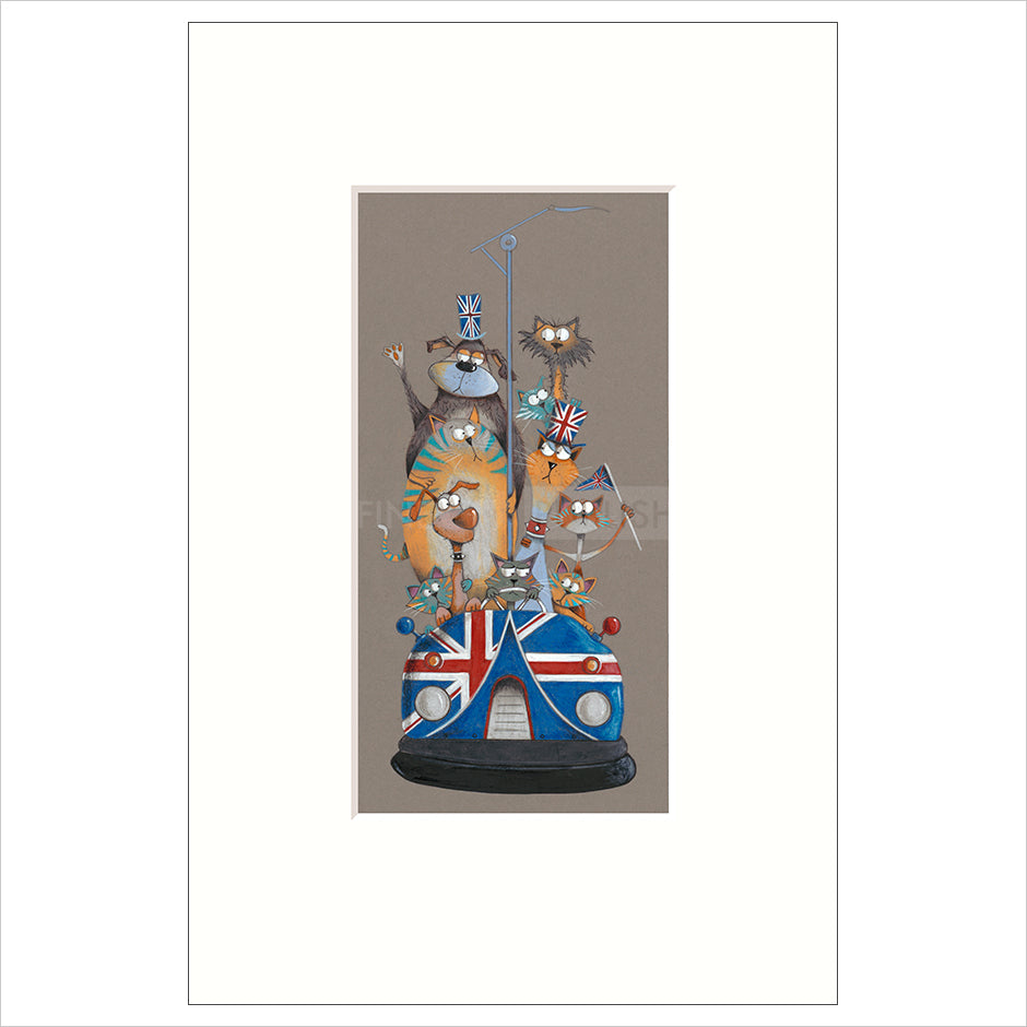 Scream for Speed I Mounted Limited Edition Print by Gary Walton