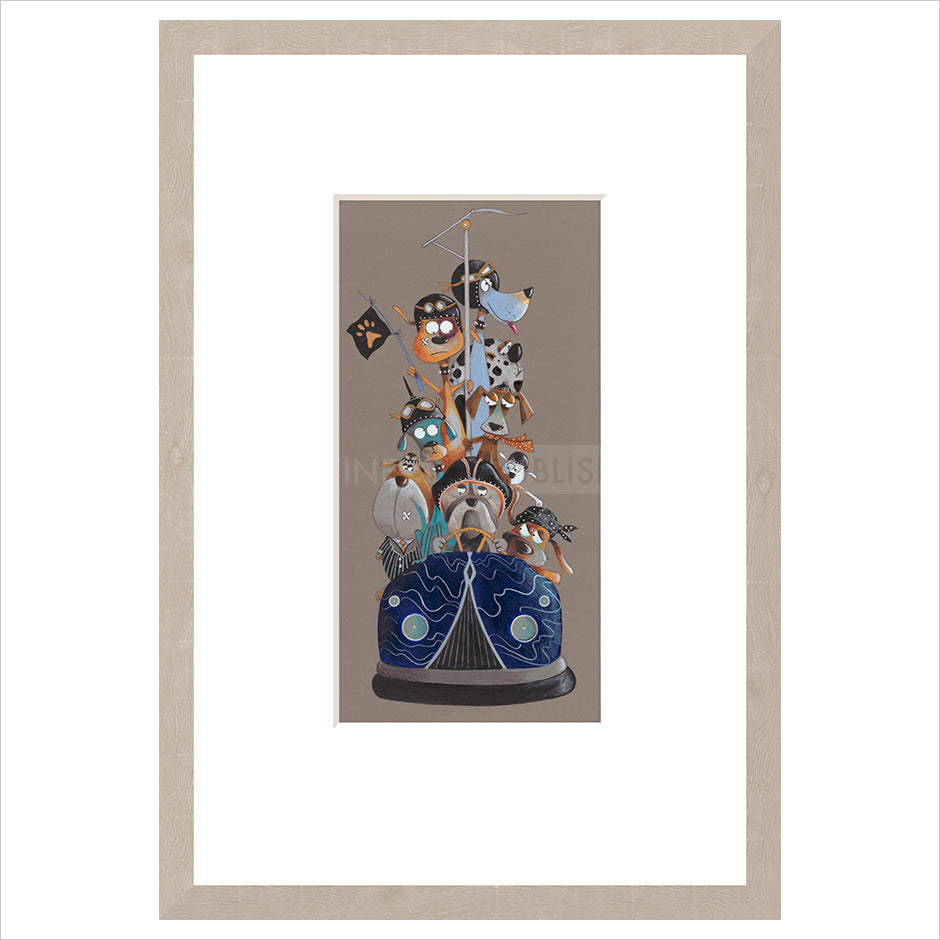 Scream for Speed III Framed Limited Edition Print by Gary Walton