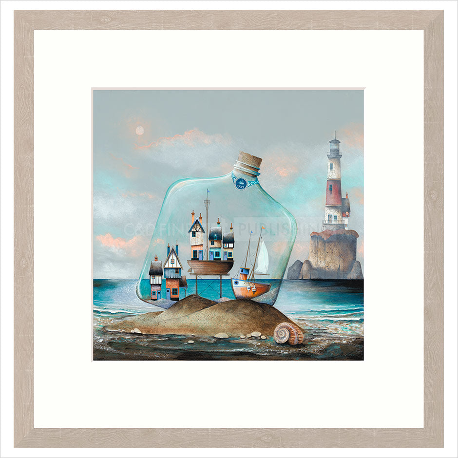 Ammonite Framed Limited Edition Print by Gary Walton