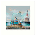 Ammonite Mounted Limited Edition Print by Gary Walton