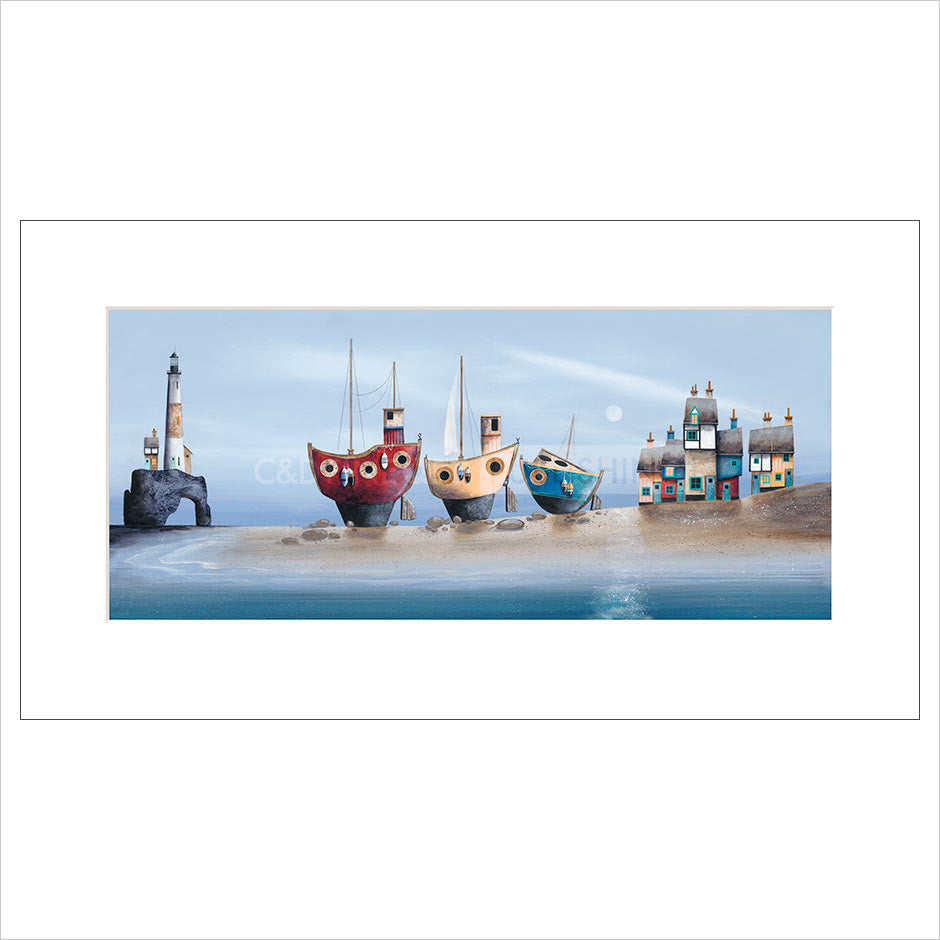 Durdle Trio Mounted Limited Edition Print by Gary Walton