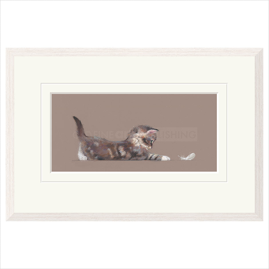 The Feather Framed (option 2) Limited Edition Print by Nicky Litchfield