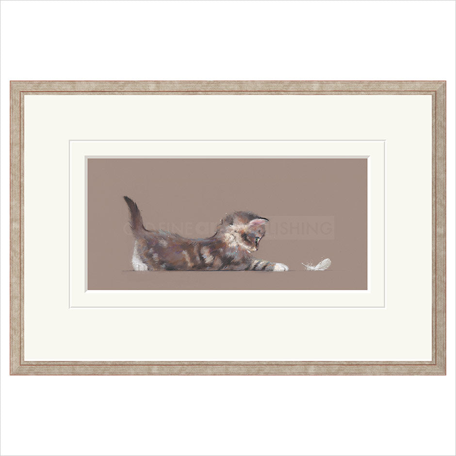 The Feather Framed (option 1) Limited Edition Print by Nicky Litchfield