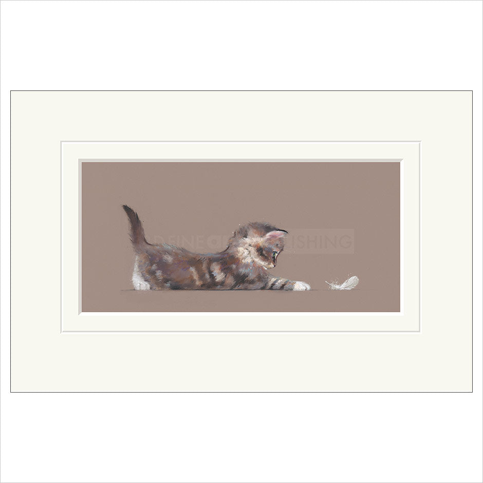 The Feather Mounted Limited Edition Print by Nicky Litchfield