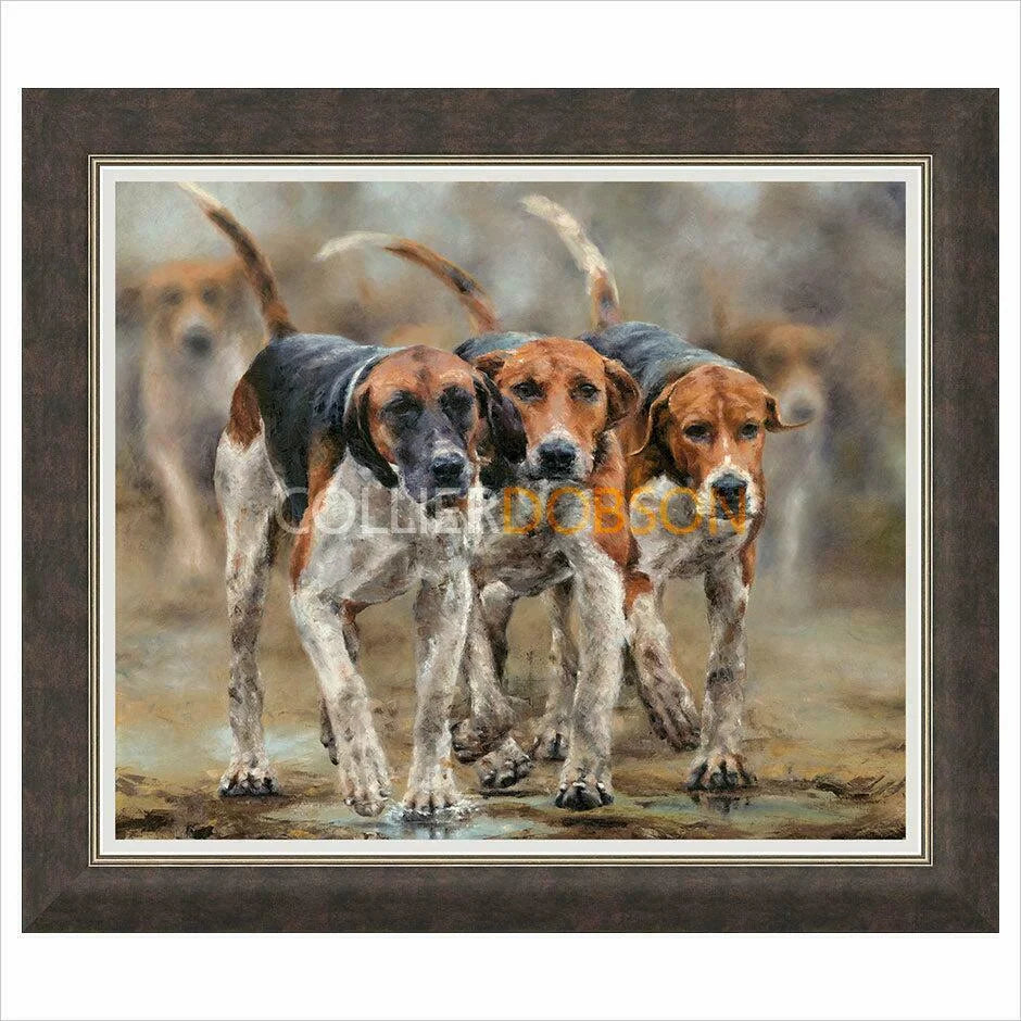 Out in Front Framed Limited Edition Print by Anthony Dobson