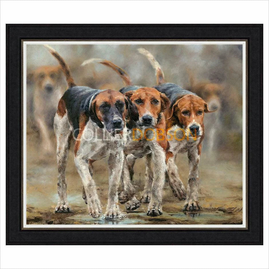 Out in Front Framed Artist's Proof Print by Anthony Dobson
