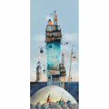 Harbourside Boatyard Limited Edition Print by Gary Walton