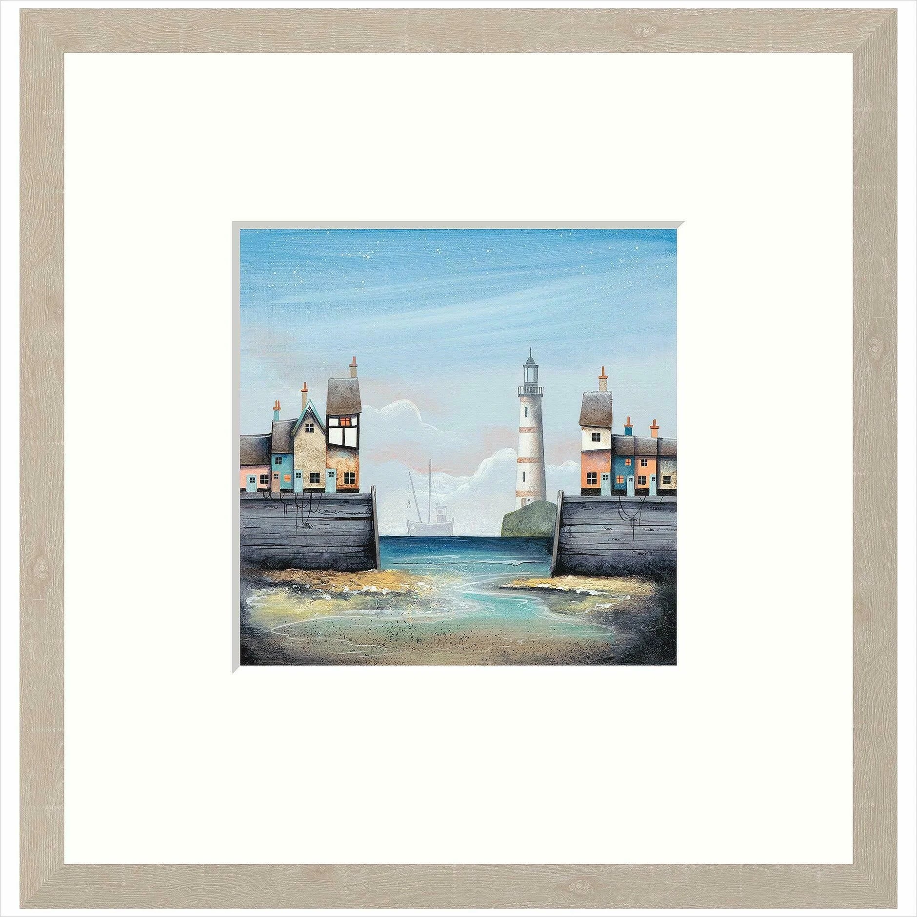 The Distant Trawler Framed Limited Edition Print by Gary Walton